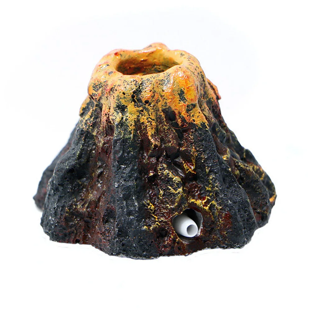 

Volcano Shape Aquarium Fish Tank Decor oxygen pump air bubble stone Air Pump Air Bubble Stone Oxygen Pump Fish Tank Decoration