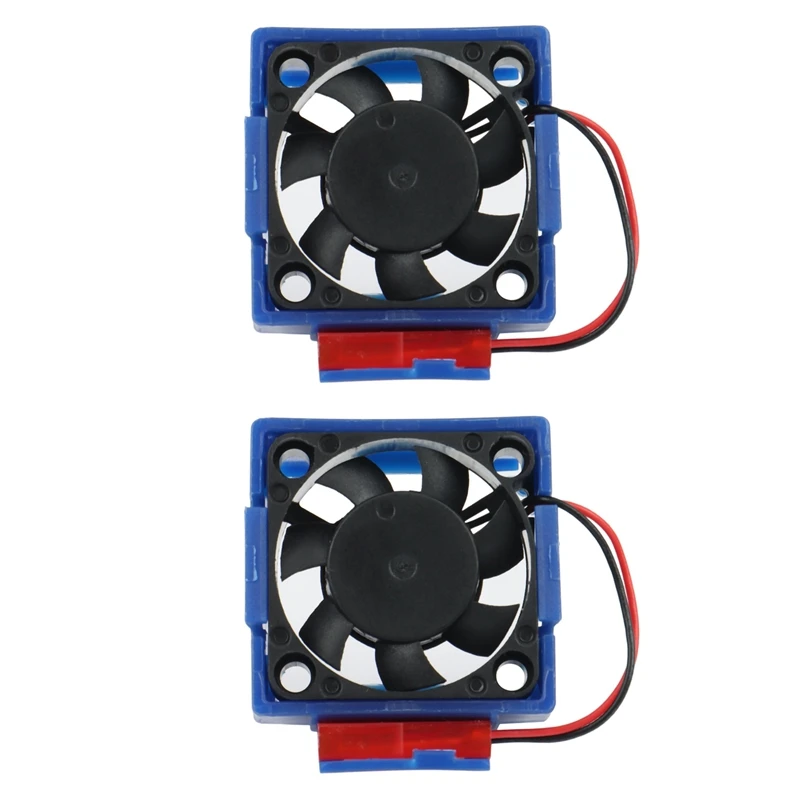

2X Velineon ESC VXL-3 VXL 3S Vxl-S3 Heat Sink Cooling Fan For Traxxas Bandit Rustler Stampede Slash 2Wd / 4X4 Parts