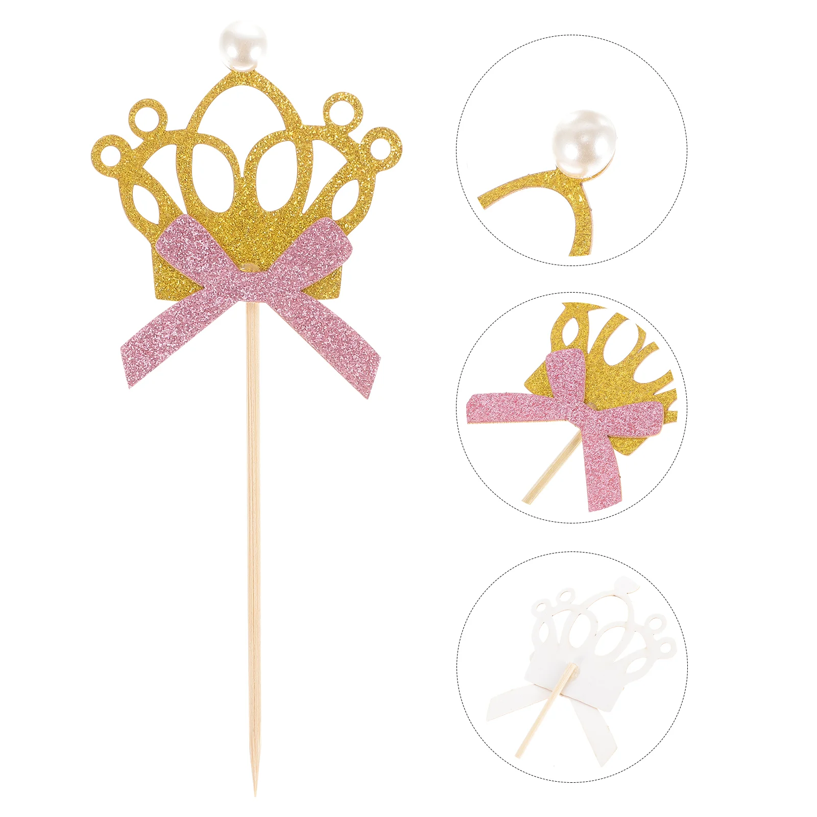 

Cupcake Picks Cake Birthday Topperswedding Baby Topper Decoration Party Shower Glitter Animal Appetizer Fruit Donut Dessert