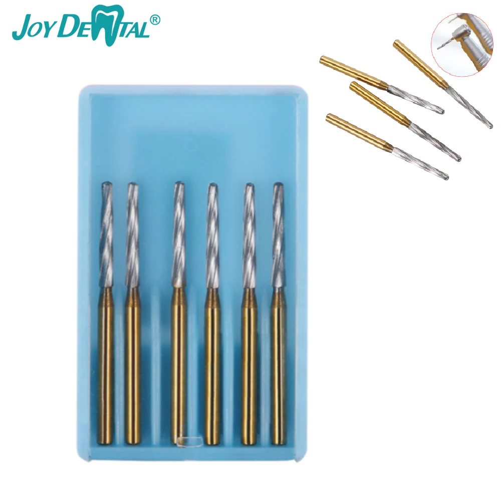 

JOY DENTAL Dental Surgical Carbide Tungsten Bone Cutters Finishing Burs FG Bur 25/28mm for High Speed Handpiece