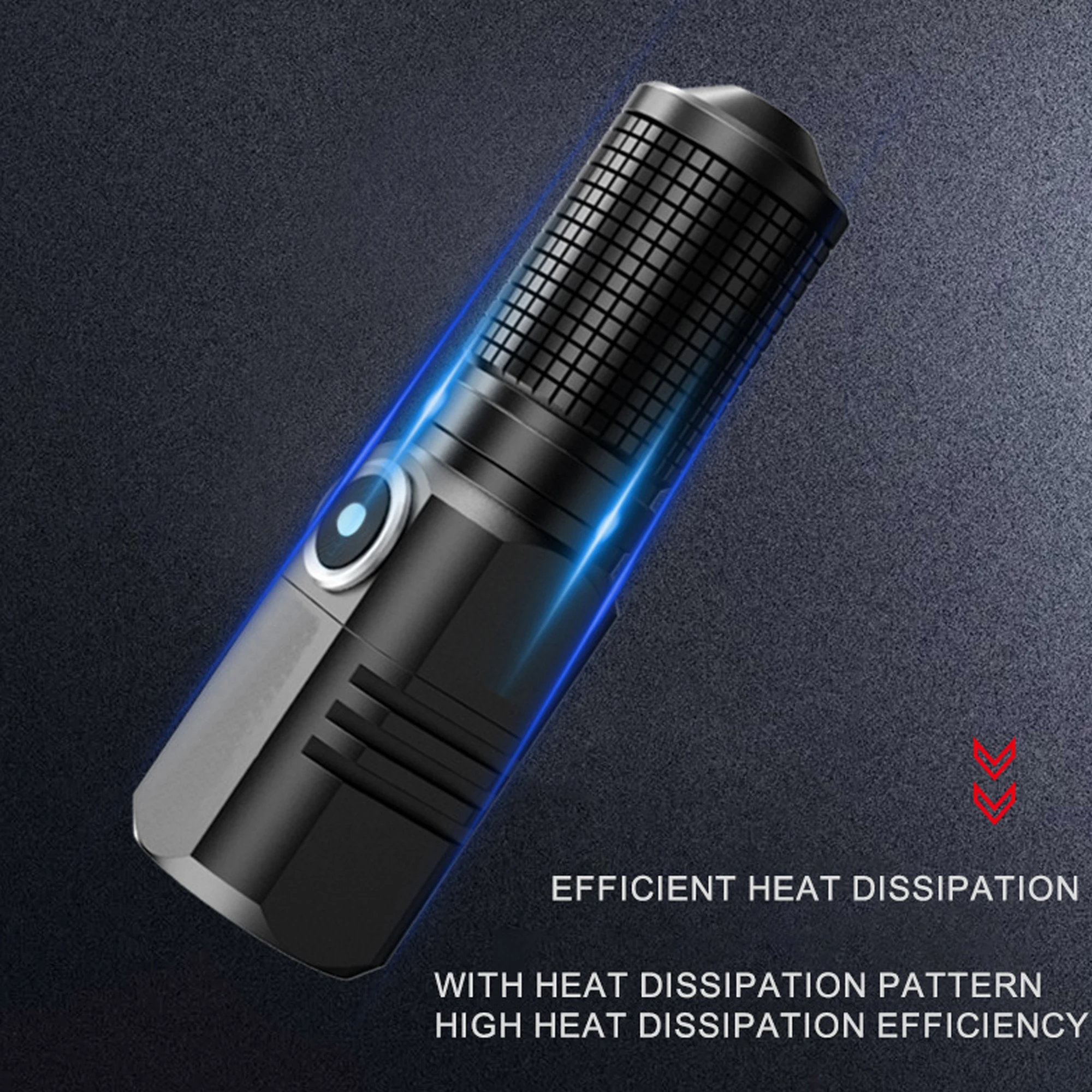 

Мини-фонарик для кемпинга с высокой яркостью, портативный рюкзак, водонепроницаемое Ручное Зарядное устройство, внешнее оборудование