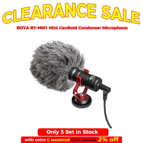 BOYA BY-MM1 кардиоидный микрофон
