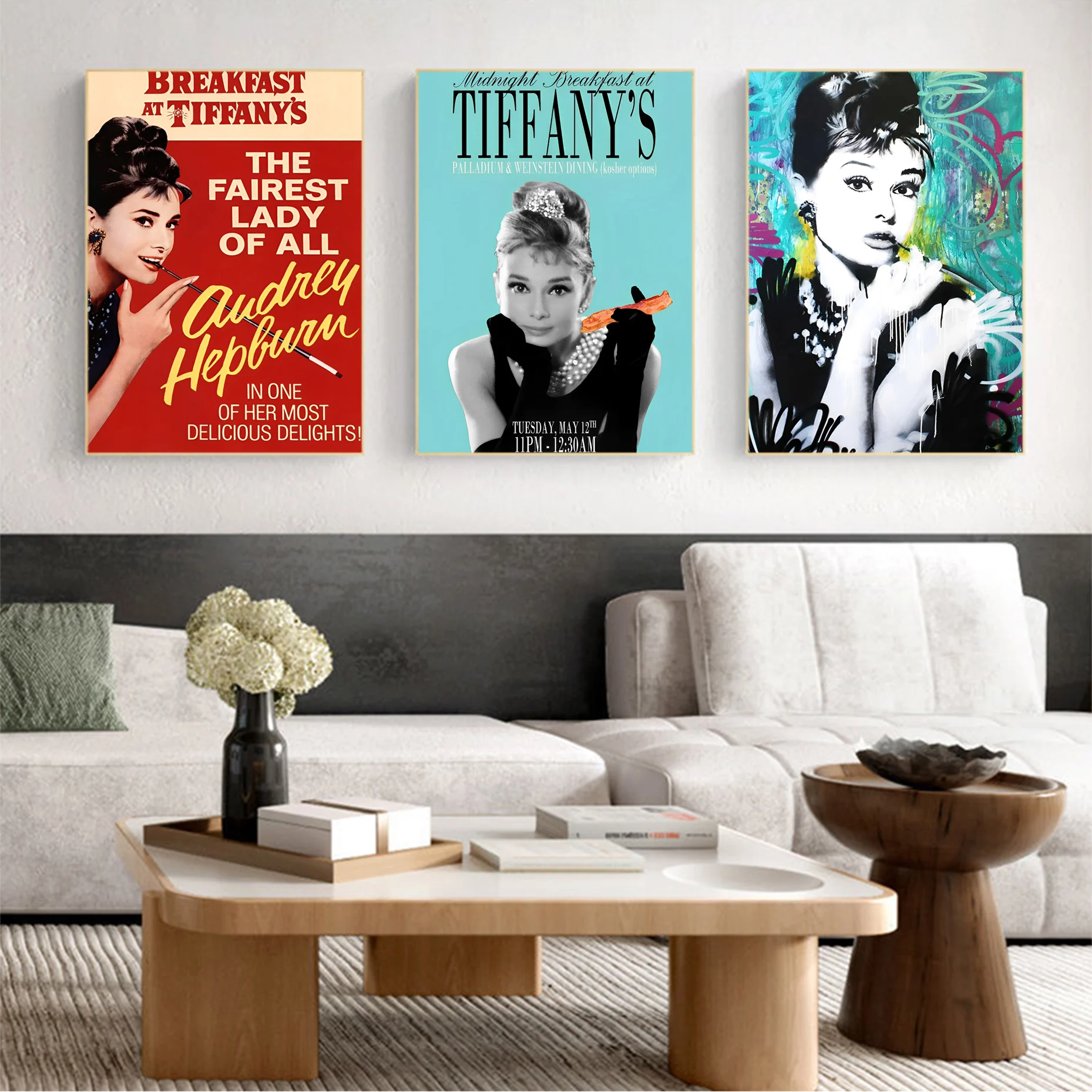 

Breakfast At Tiffany's Actor Poster Classic Anime Poster Fancy Wall Sticker For Living Room Bar Decoration Decor Art Stickers