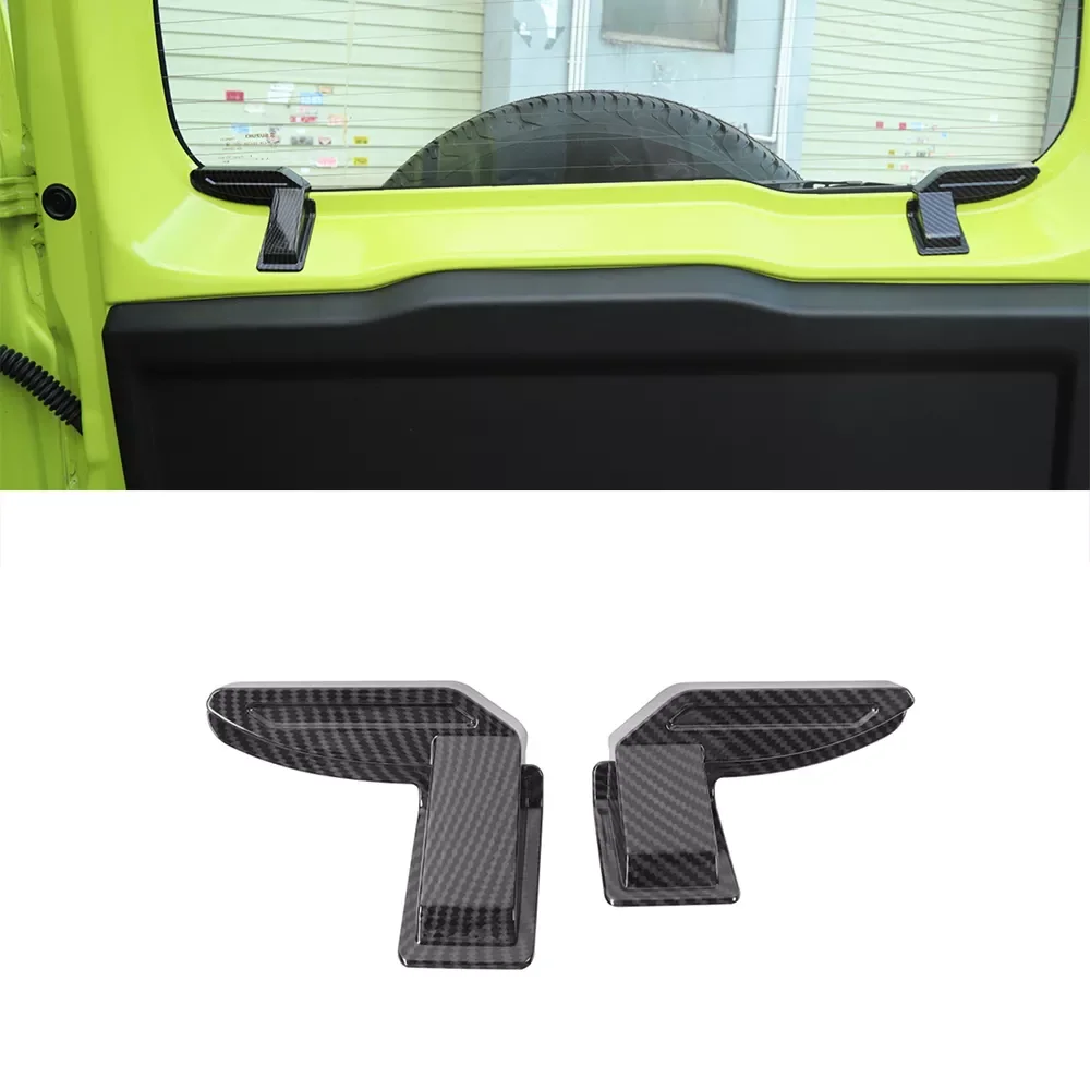 

Rear Windshield Heating Wire Decoration Cover for Suzuki Jimny 2019 2020 2021 2022 JB64 JB74 Interior Accessory Carbon Fiber