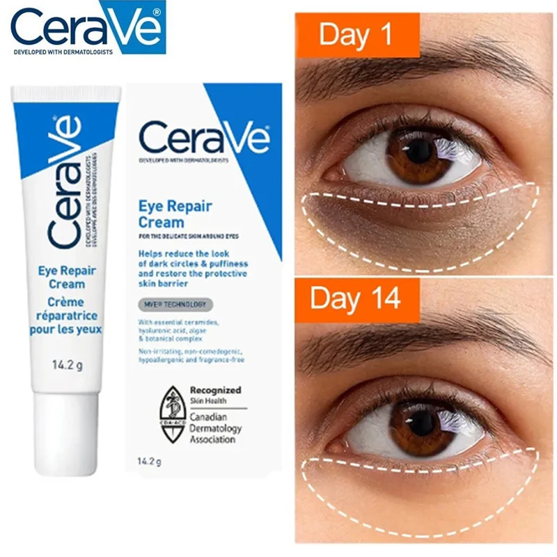 

1PCS 15ml CeraVe Niacinamide Anti Wrinkle Eyes Cream Anti Dark Circle Eye Bag Puffiness Lifting Soothing Moisturizing Eyes Care