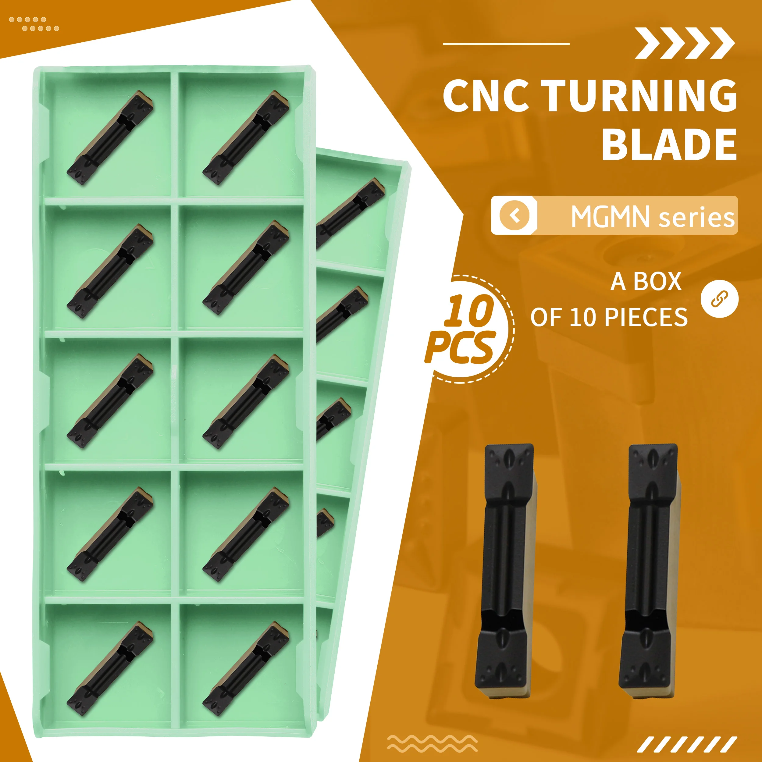 

MGMN250 400-T MGMN400 500 600-M P8125 High-quality Two-color CNC Lathe Grooving Insert Wear-resistant Carbide Steel Turning Tool