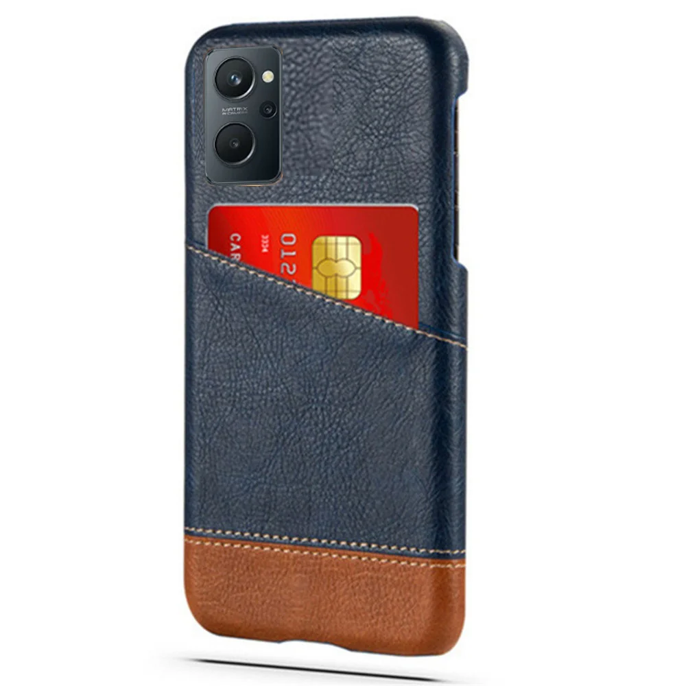 

Wallet Case For Realme 9i Case Mixed Splice PU Leather Credit Card Cover For Realme 9i 9 Pro Plus 8 8i C11 C21 C21Y C31 GT 2