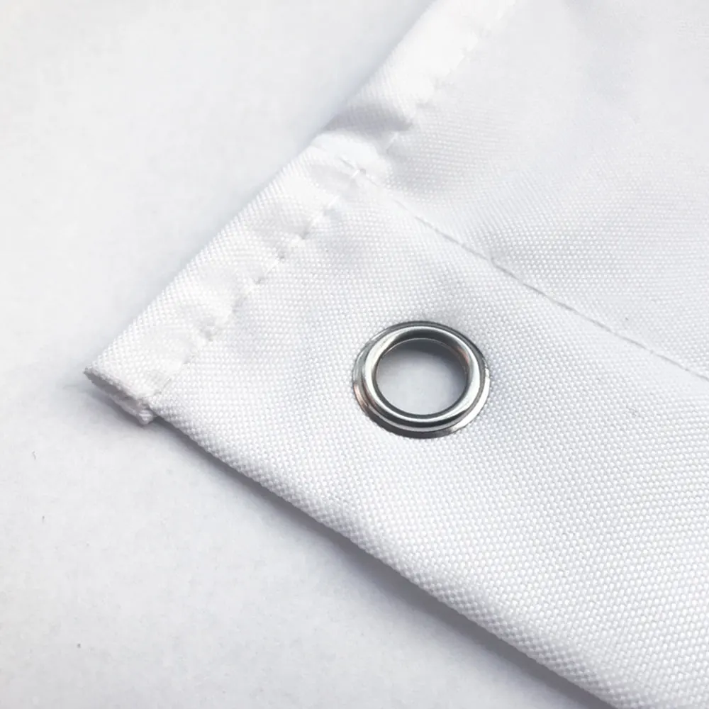 Скидка Занавеска для душа на заказ, Штора для ванной из полиэстера с крючками