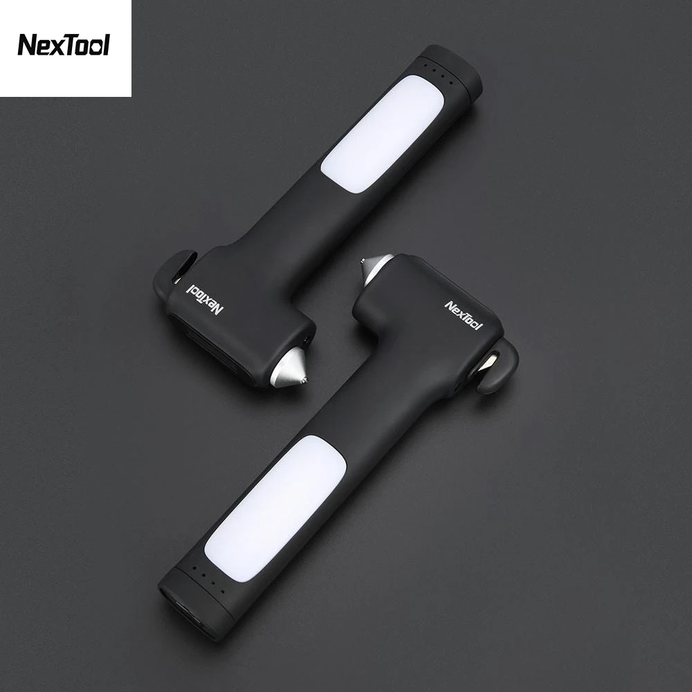 

Youpin NexTool Seek молоток для выживания, освещение с магнитной адсорбцией, мобильный мощный молоток Bnak из сплава, аварийный инструмент с USB зарядкой