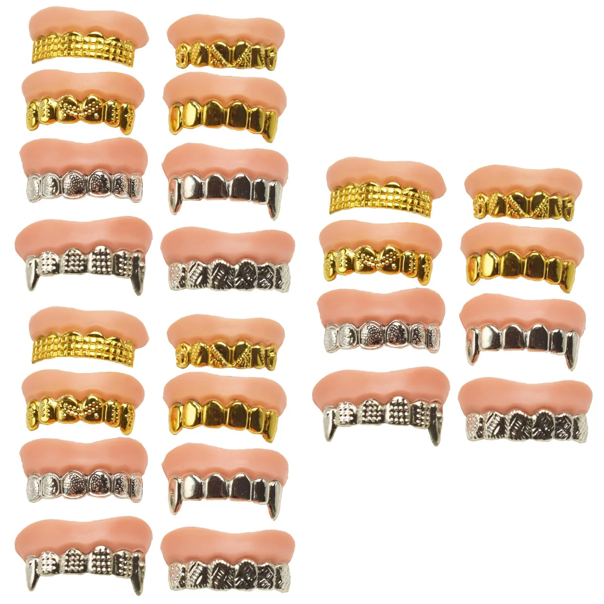 

24 шт., поддельные зубы для Хэллоуина