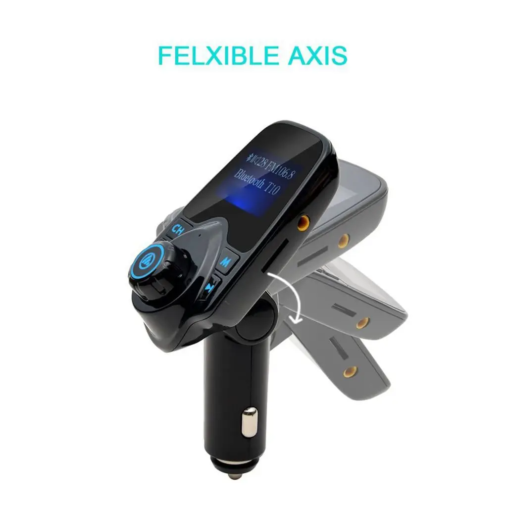 

Автомобильный MP3-плеер T11, беспроводной Fm-передатчик с функцией громкой связи и Bluetooth, с двойным USB-зарядным устройством, TF, AUX, многофункциональный