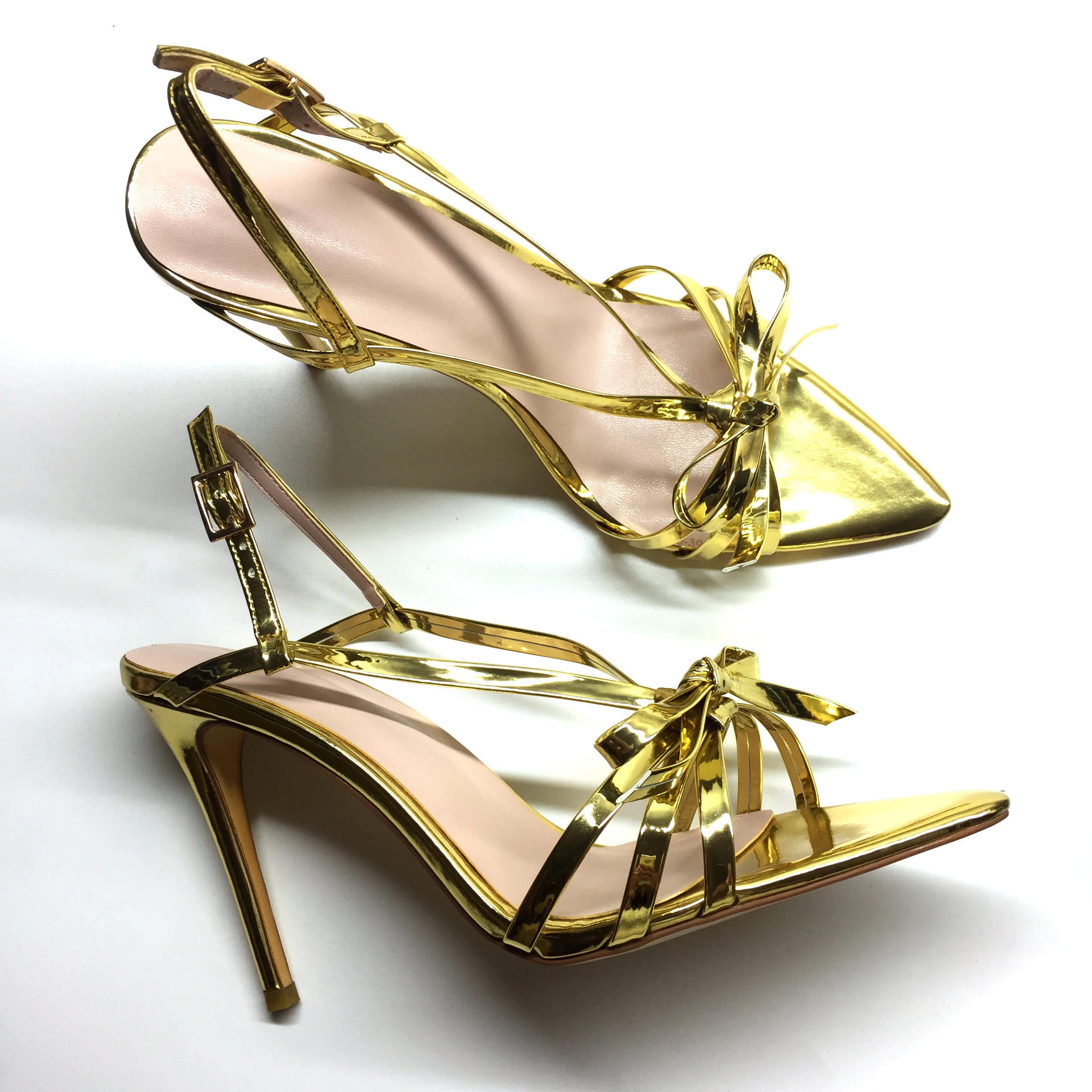 Женские сандалии 2021 туфли на высоком каблуке с острым носком и ремешками