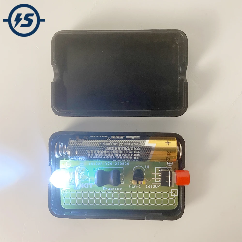 Наборы электронные «сделай сам», 1,5 в, фонарик, мини-ночники, компоненты для пайки, учебный набор, интегральная схема