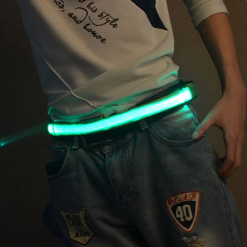 

Украшение вечерние, светодиодный Флуоресцентный светильник, лента для альпинизма, предупресветильник фонарь для ночного бега, уличное укр...