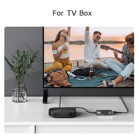 OLOOPKY проводная сетевая карта USB 3.0 черного цвета