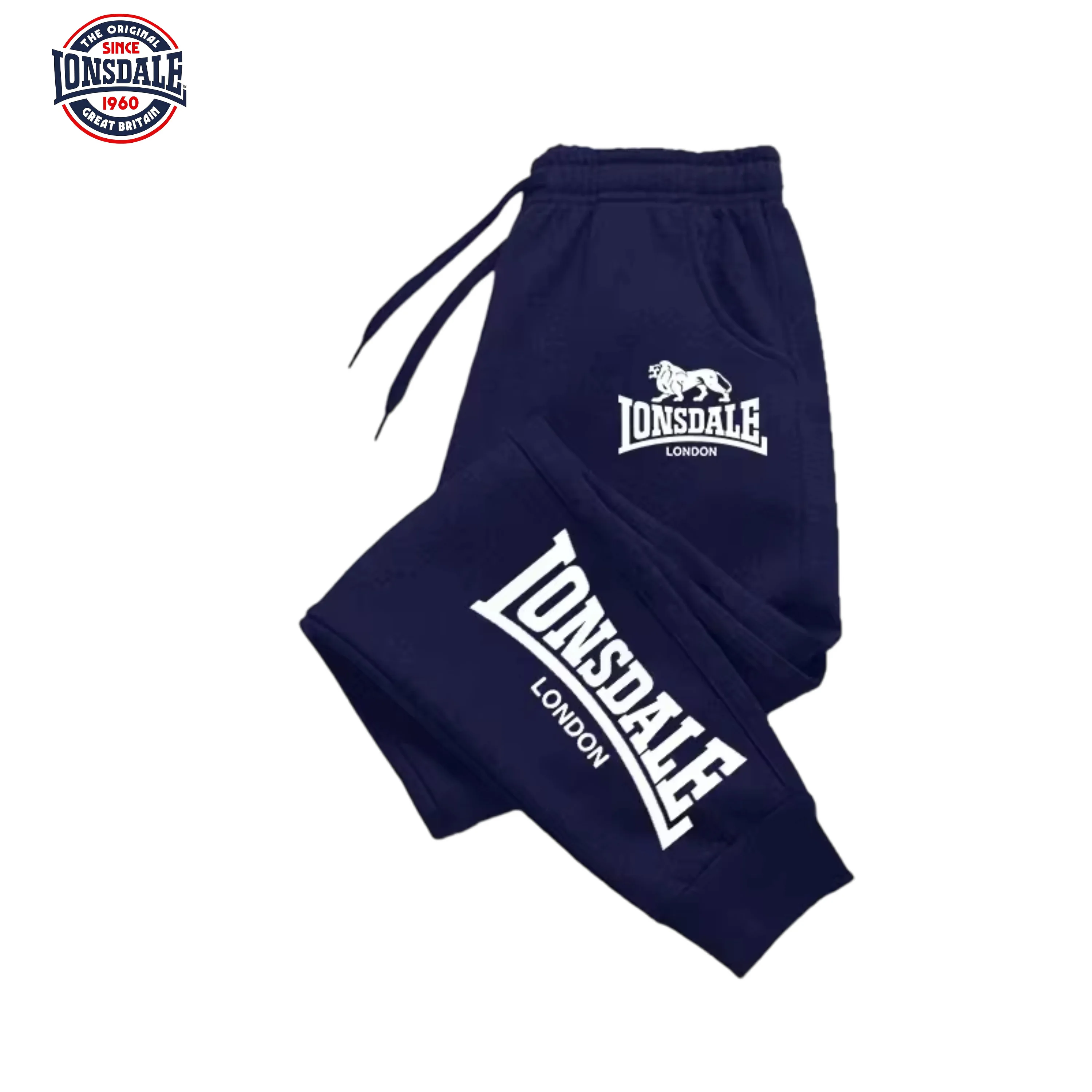 Фото Мужские брюки для бега с принтом Everlast, дышащие спортивные джоггеры, спортивные штаны, повседневные брюки для фитнеса и тренажерного зала для мужчин и женщин №4
