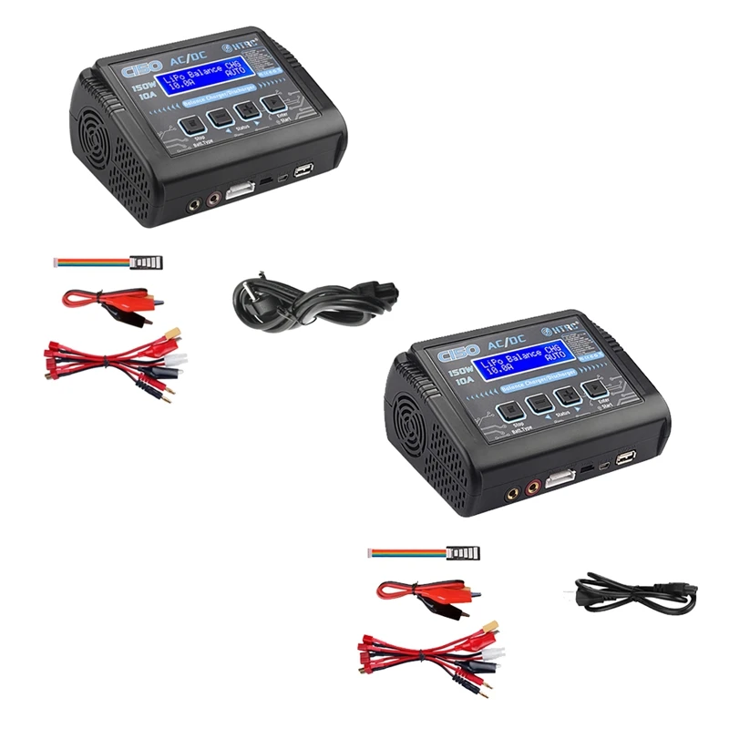 

HTRC C150 RC Charger AC DC 150W 10A Discharger For Lipo Lihv Life Lilon Nicd Nimh Pb Battery Lipo Battery Charger