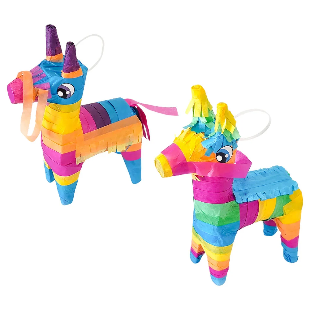 

Pinata Party Pinatas Fiesta Boxes Debox Birthday Paper Gift Candyhanging Cinco Mayo Mexican Chocolatetoy Container Cookie