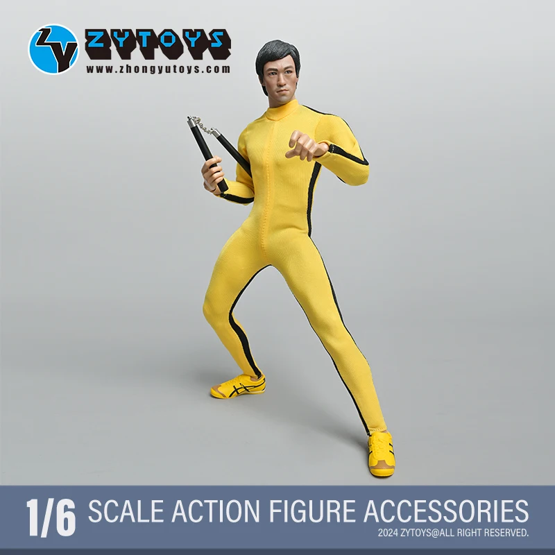 Новинка 1/6 металлическая модель оружия нунчаку Кунг-фу ZY3009 для экшн-фигурки 12