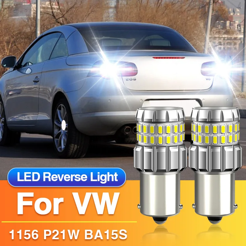 Фото 2 шт. светодиодные лампы заднего хода 1156 BA15S P21W 7506 для VW Skoda Octavia MK1 MK2 MK3/Rapid NH1 NH3/Roomster/Superb MK1 MK2 MK3/Yeti №1