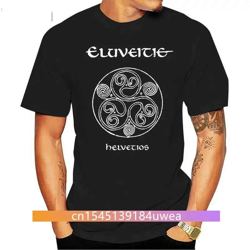 Eluveitie Helvetios Mens Unisex Black Rock New Sizes Cool Casual Pride Men Unisex New Fashion Tshirt Loose 012430