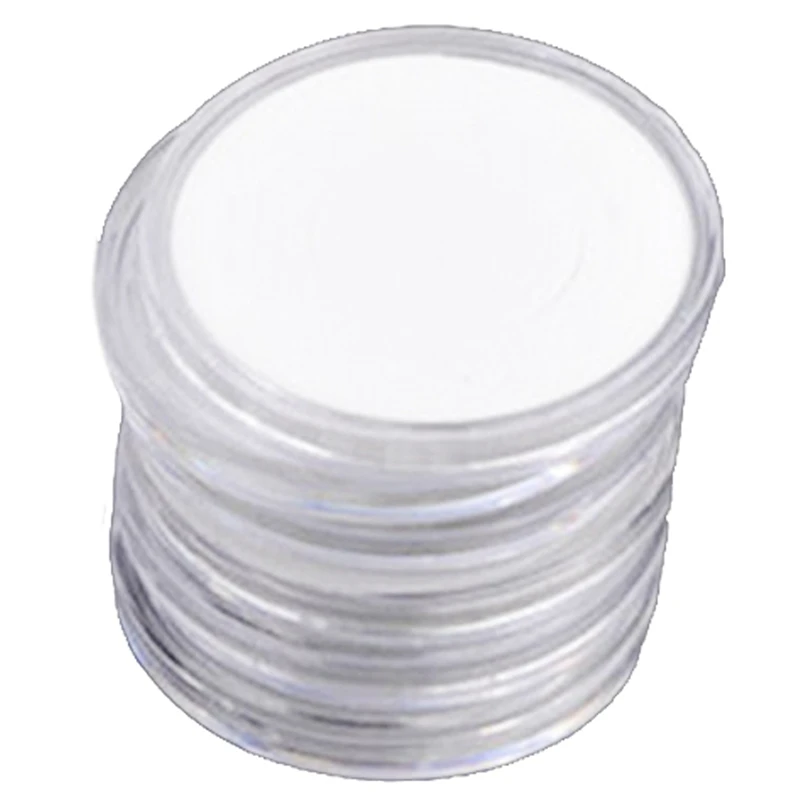 

180 Pcs 46Mm Coin Cases Capsules Holder Applied Clear Plastic Round Storage Box Promotion