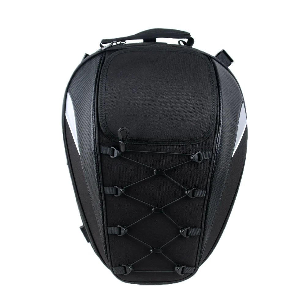 

Waterproof Motorcycle Backpack Tail Bags Rear Seat Bag Motorbike Rear Rider Pack Scooter Sport Luggage