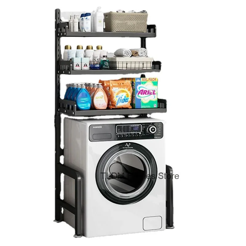 Регулируемая полка для стиральной машины шкафы хранения туалета в ванной