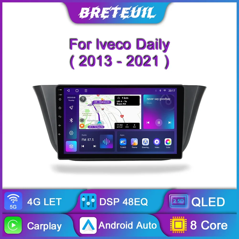 Для Iveco Daily 2013 2014 2015 2016 2017 2018 2019 2020 2021 Android Car Radio Интеллектуальная система