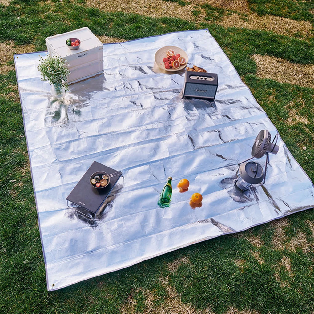 

Aluminum Foil Pad Camping Outdoor Tent Picnic Beach Mat for 3 Sizes