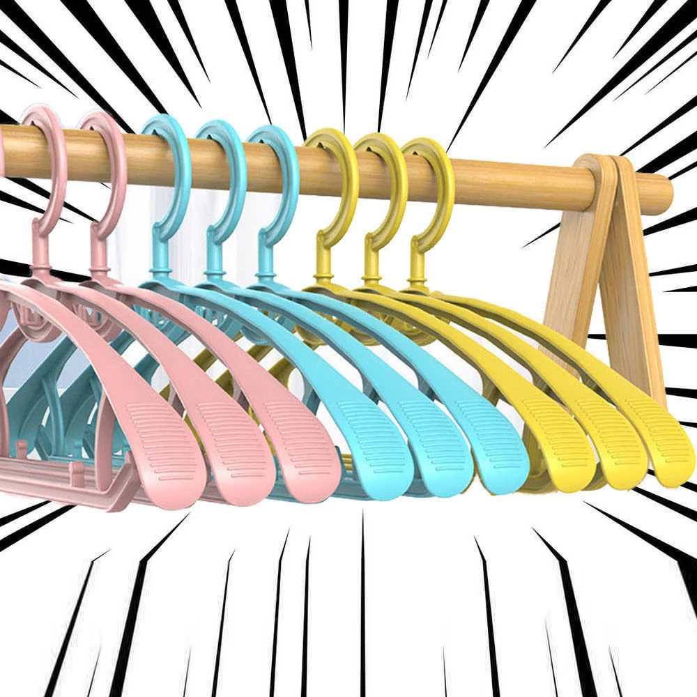 20 шт. пластиковые вешалки для одежды розового и синего цвета