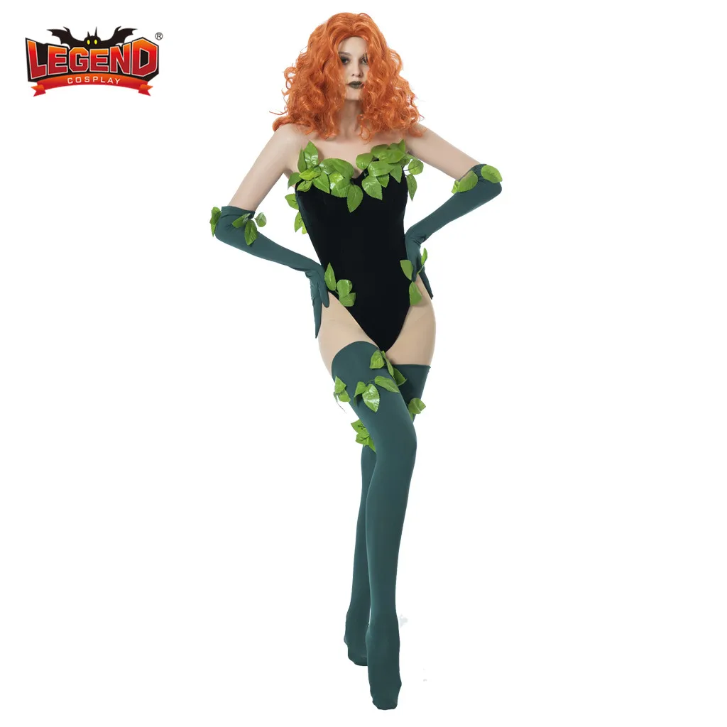 Ядовитый Косплей Плющ костюмы супергерой сексуальный комбинезон костюм Pamela Lillian