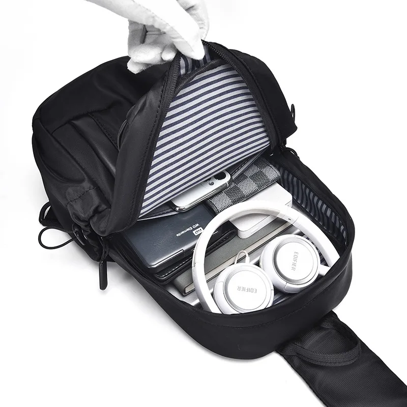 Small business backpack Men's chest bag casual bag light weight cross-body backpack shoulder bag sports bag chest bag small  bag