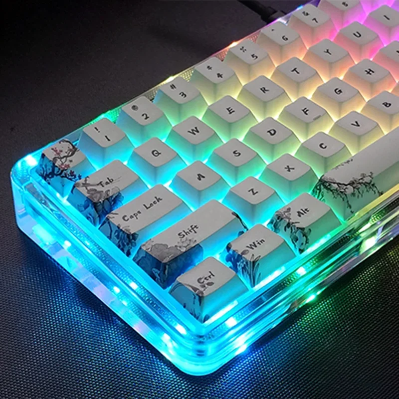 Механическая клавиатура Everglide SU68 с магнитным переключателем проводная низкой