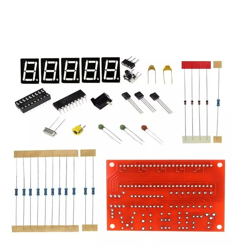 DIY цифровой светодиодный частотомер 1 Гц-50 МГц USB 5 В кварцевый генератор тестер