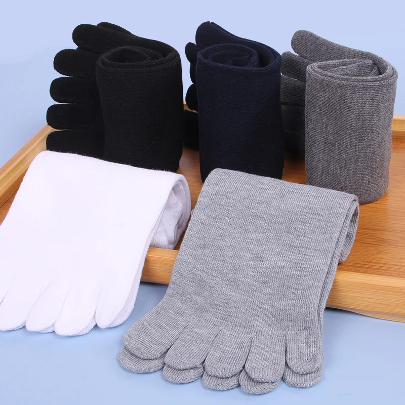 5pairs Unisex Men Women Toe Socks Cotton Five Finger Socks Running Breathable Sweat Deodorant Antibacterial Casual Sports Sock