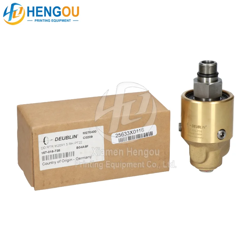 Роторный клапан Deublin 00.580.2807 для охлаждения спиртовой жидкости, запчасть для офсетных печатных машин CD102, артикул 157-016-738 (art.: 3920db63bef84) - 3920db63bef84