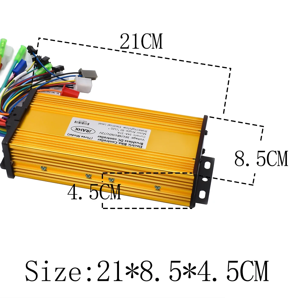 Контроллер синусоидального сигнала JRAHK для электрического велосипеда 60 В 2000 Вт 48