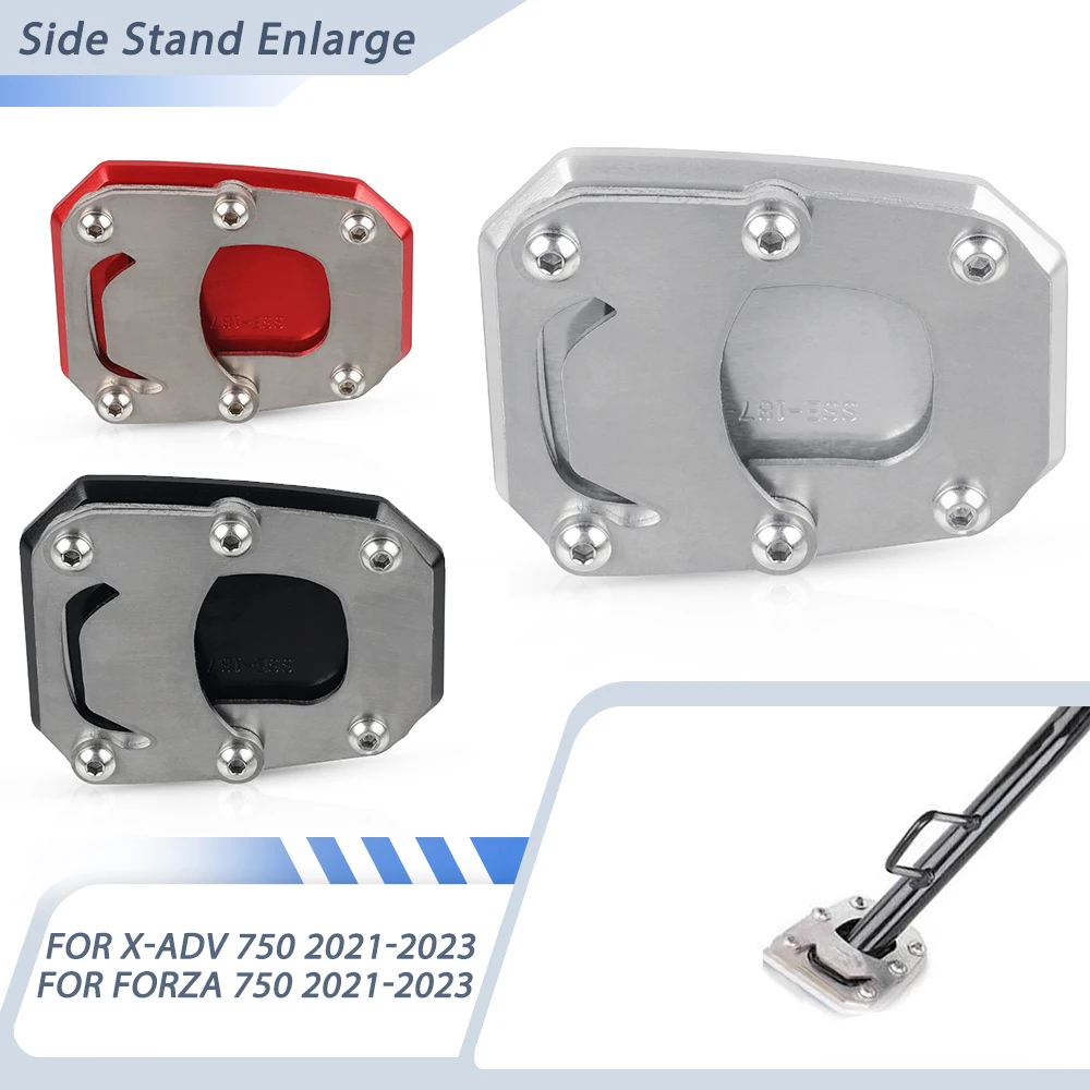 

For HONDA X-ADV 750 XADV750 XADV 750 2021 2022 2023 Motorcycle Accessories Aluminium Side Stand Enlarge extension Kickstand