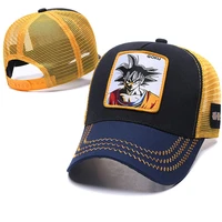 anime men%e2%80%99s baseball caps adjustable breathable embroidered sun hat athletic trucker hat mesh baseball cap