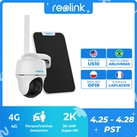Reolink Plus battery camera LTE 4MP solar panel powered Pan Tilt PIR motion detection 2-way audio outdoor security