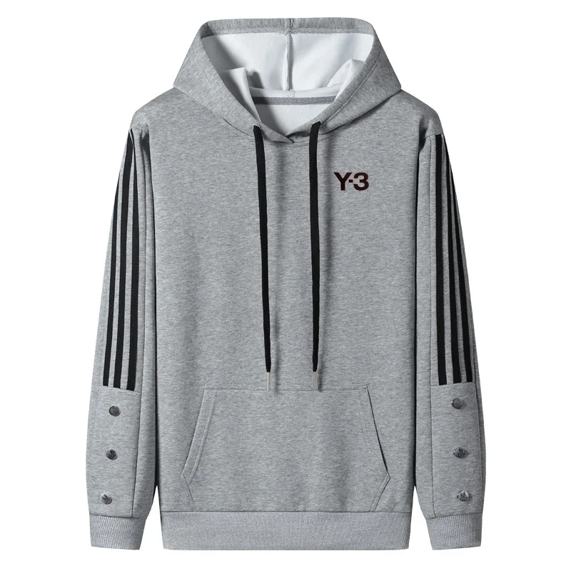 

Y-3 новая весенне-осенняя Модная брендовая толстовка с капюшоном Мужские и женские большие свободные толстовки Повседневная спортивная куртка для бега Y3