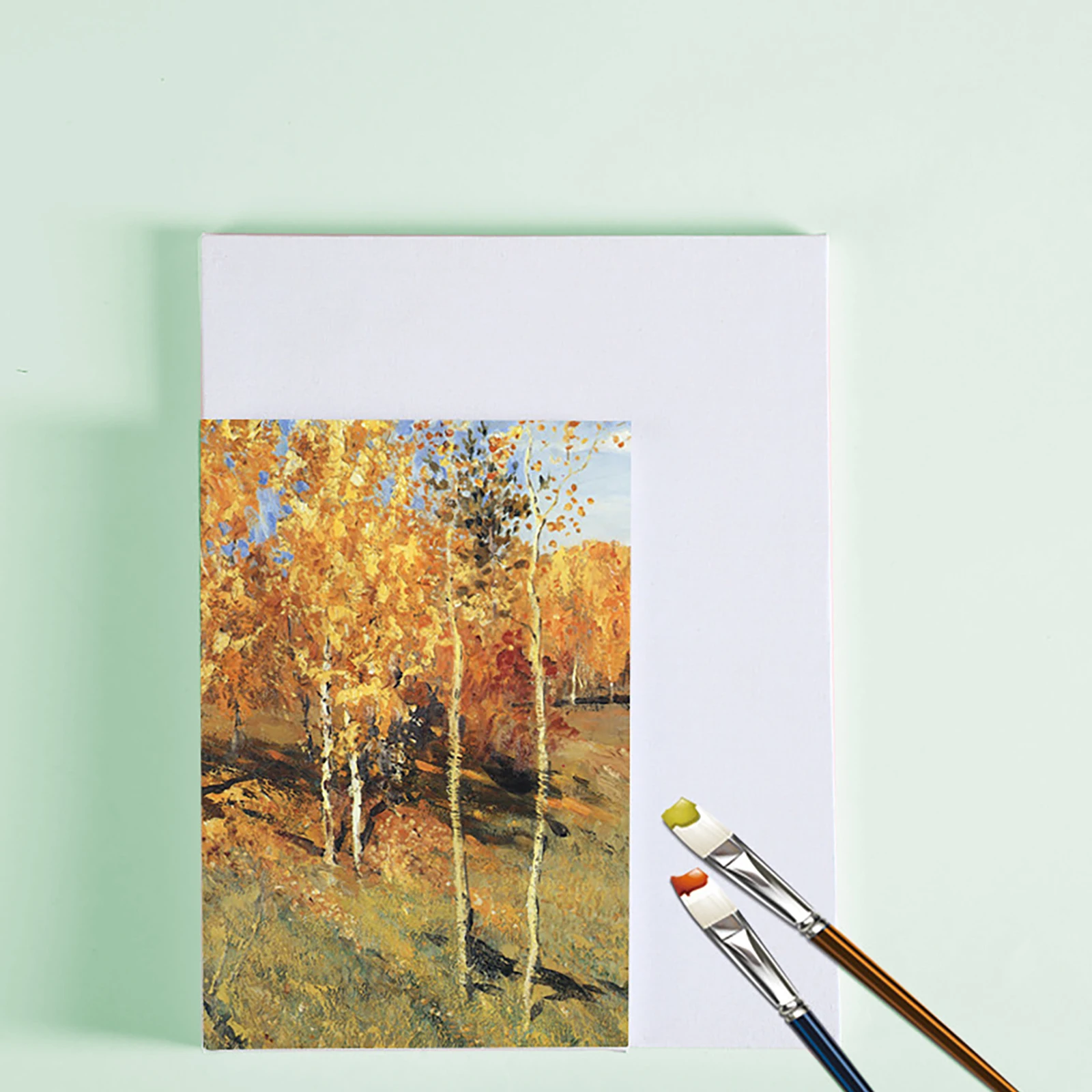 

1pcs White Blank Square Artist Canvas For Canvas Oil Painting,Wooden Board Frame For Primed Oil Acrylic Paint