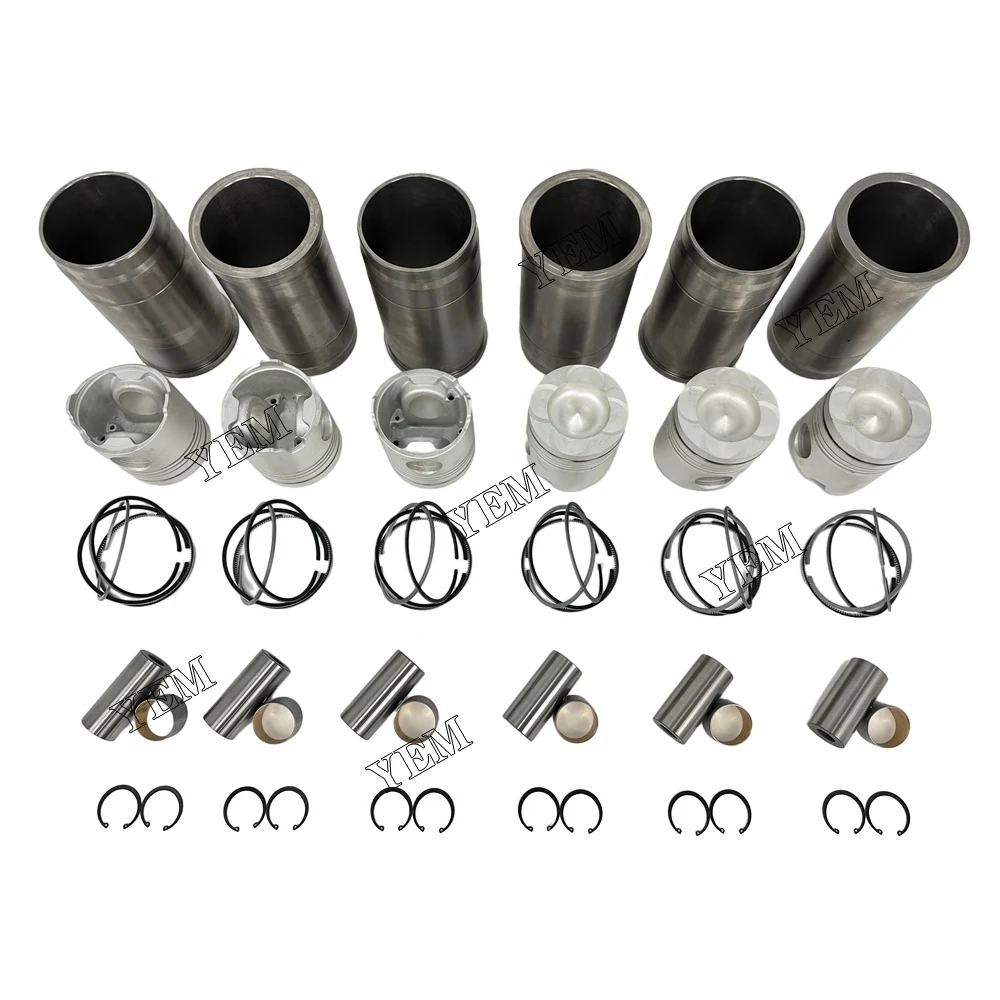 Высококачественный поршень с кольцом K13C для двигателя Hino 6 шт.