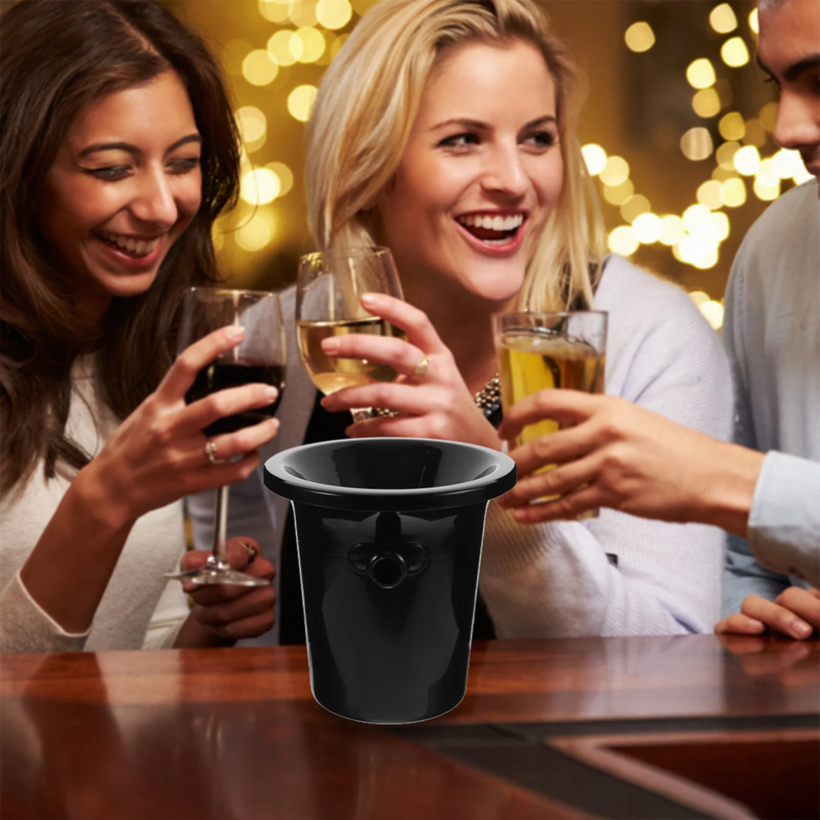 

Ice Bucket Western Tasting Accessories Plastic Buckets Spitting Barrels Dual Ears Spittoons
