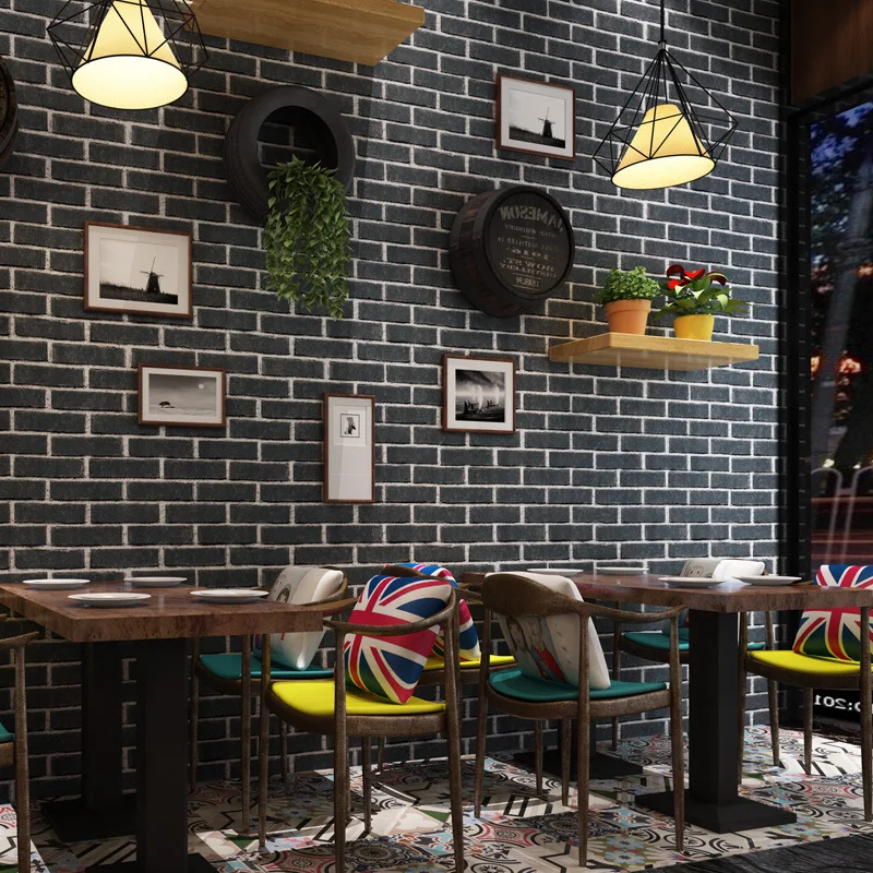 

Non Woven Stone Wallpaper Rolls Pure Color 3d Brick Pvc Wallpapers Self Adhesive Wallpaper Non Woven Wall Paper Roll