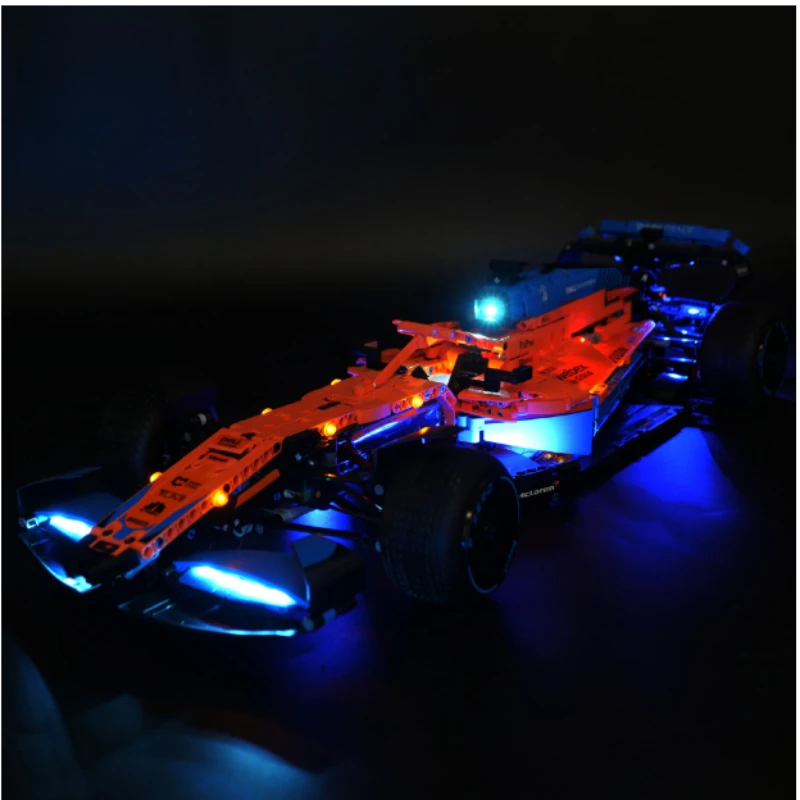 

NEW Technical With lighting 42141 McLarens Formula 1 Race Car F1 Car Model Buiding Kit Block Toys for kids Birthday gift