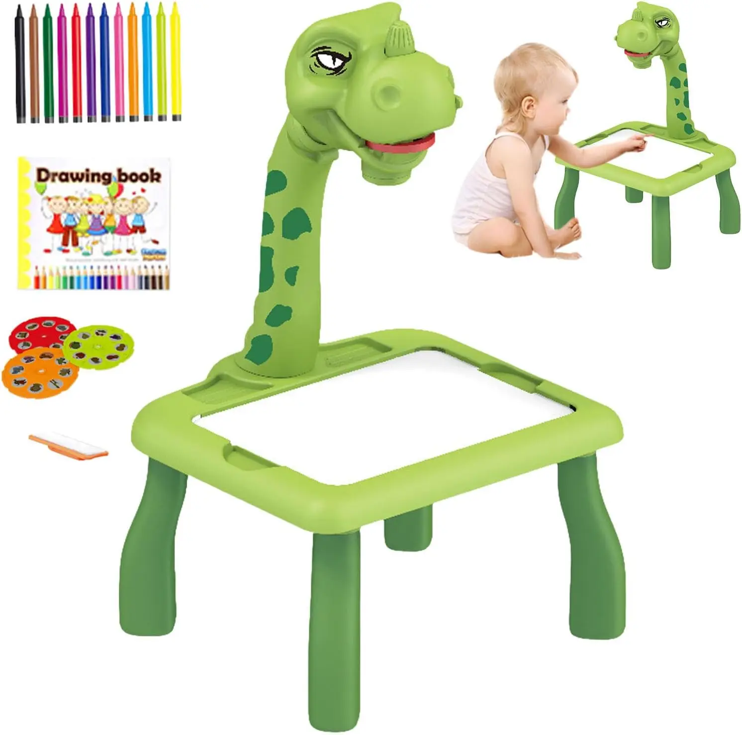 Мини-диодный проектор Изящная художественная игрушка для рисования настольная