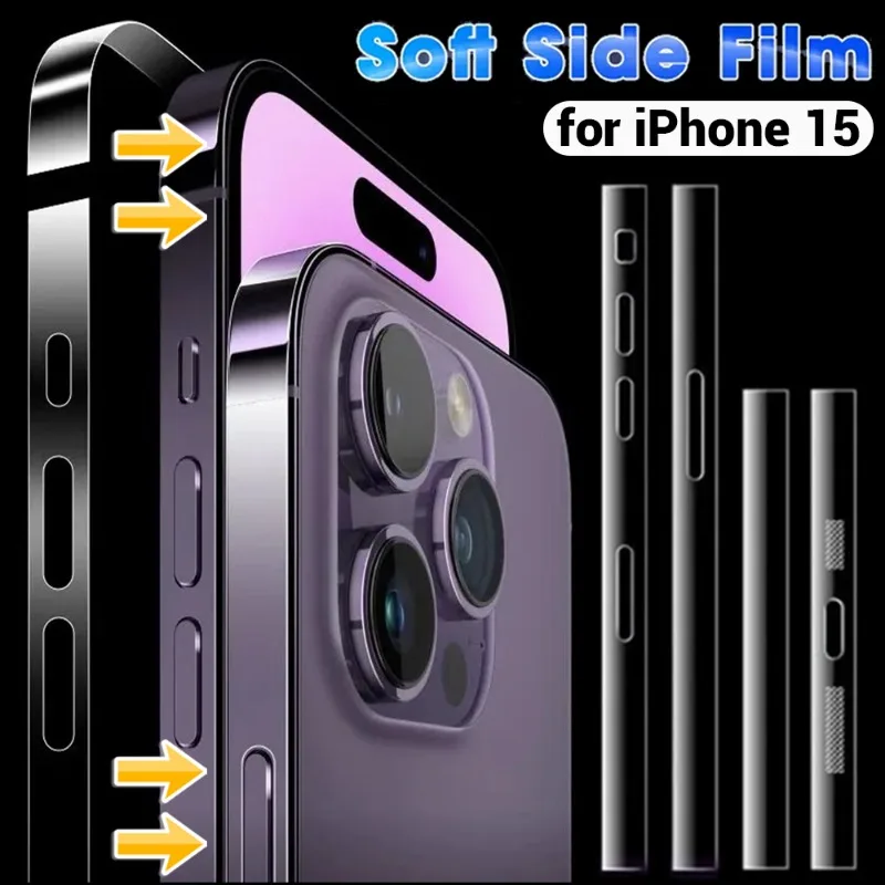 Гидрогелевая пленка для iPhone 15 Pro Max Plus полное покрытие защитная от царапин pro