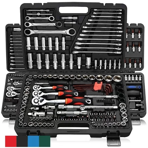 

New Low price 46pcs Socket Ratchet Car Repair Tool Wrench Set Head Ratchet Pawl Socket Spanner Screwdriver Professional